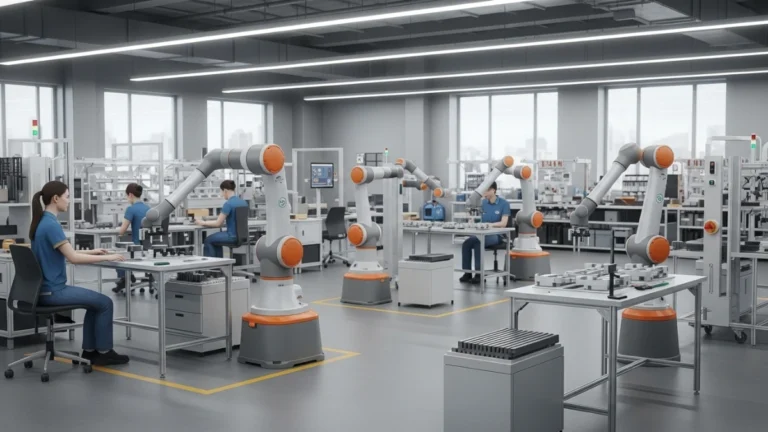 Robôs Colaborativos (Cobots): A Próxima Geração Da Automação 2 robôs colaborativos (cobots) 1