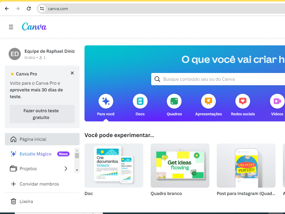 Criando uma Mensagem de Ano Novo 2024 no Canva