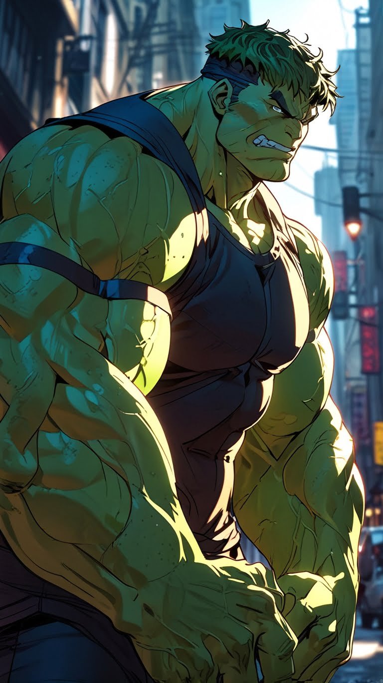 Todas as cores do Hulk 