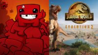 Super Meat Boy Forever e Jurassic World Evolution 2 estão disponíveis para download gratuito