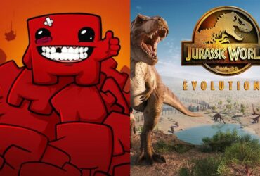 Super Meat Boy Forever e Jurassic World Evolution 2 estão disponíveis para download gratuito