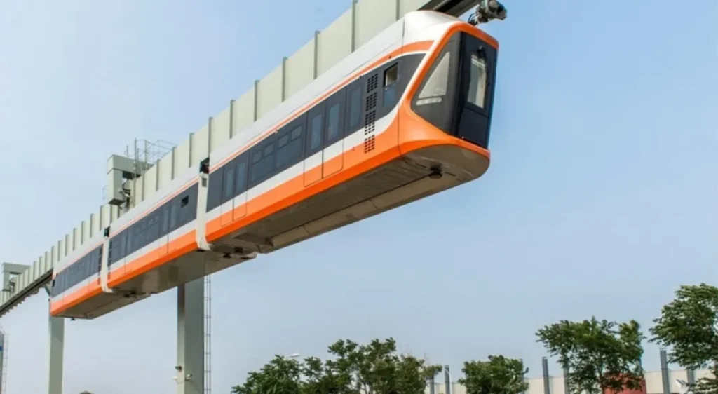 China: O Futuro do Transporte Já Chegou Trem Aéreo Autônomo
