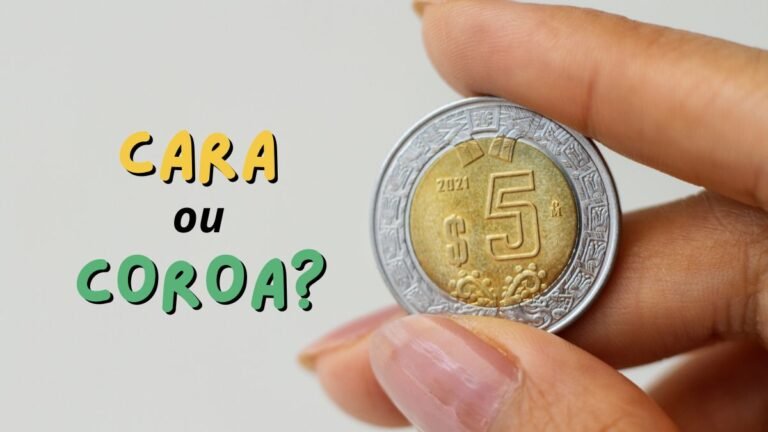 cara ou coroa mao segurando moeda