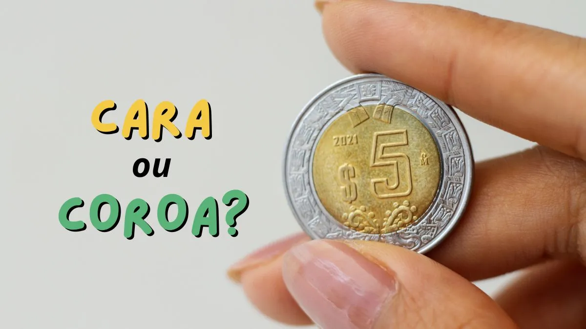 Cara ou Coroa: Você Sabe Qual é o Lado Certo da Moeda Neste Jogo Mais Antigo do Mundo? 1 cara ou coroa mao segurando moeda