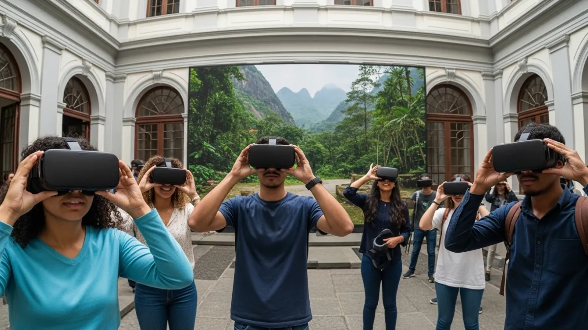 Realidade Virtual na Educação: Tecnologia Imersiva Ganha Espaço em Universidades Brasileiras 1 Realidade Virtual na Educação