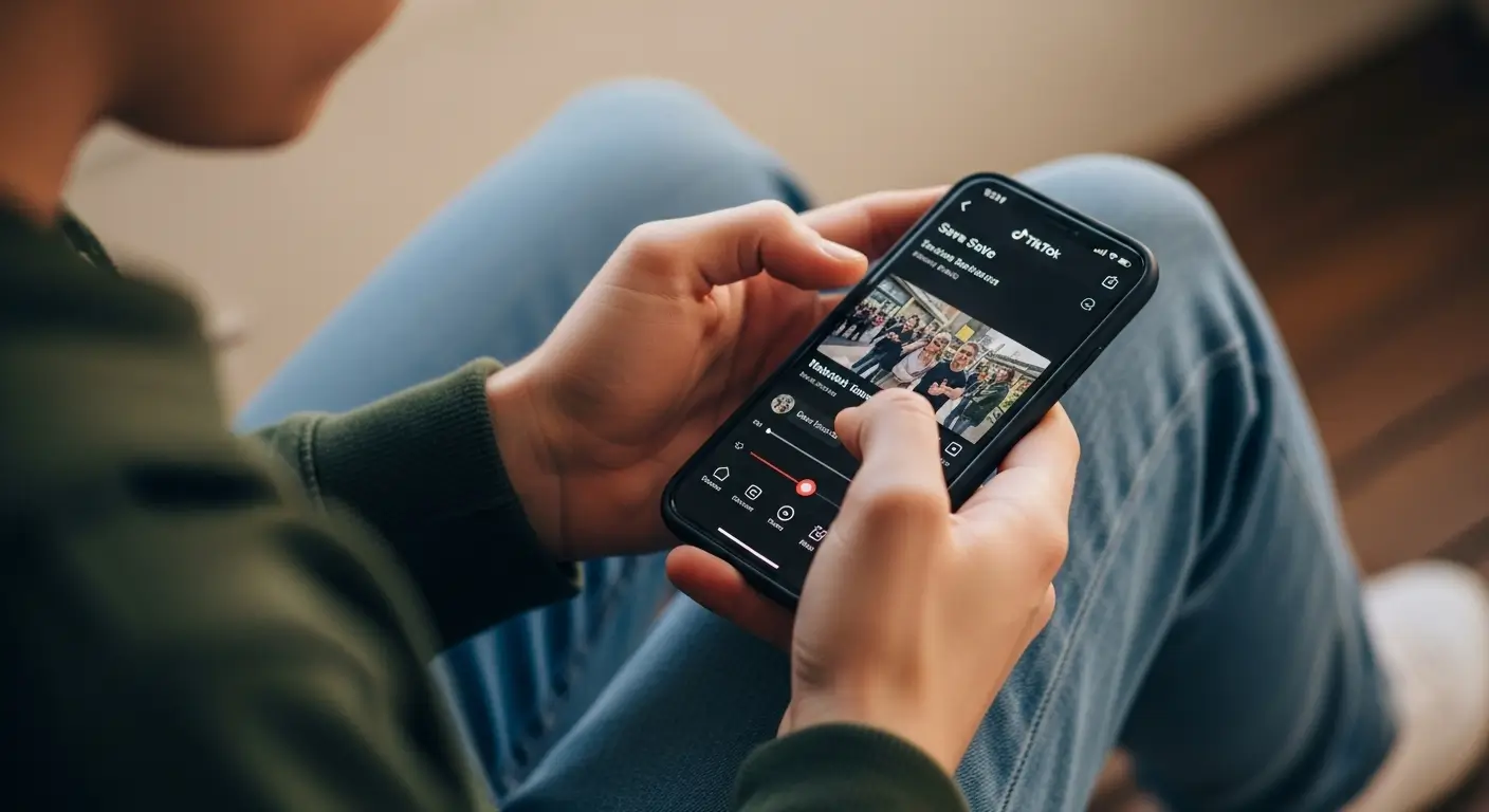 como salvar video do tiktok