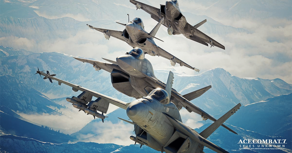Ace Combat 30 anos: combate aéreo nos céus fictícios da franquia.