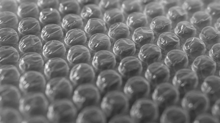 captação de agua da atmosfera com plástico bolha