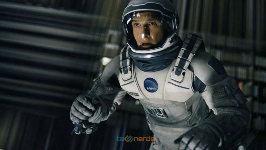 cena do filme interestelar netflix - cooper (matthew mcconaughey) no tesseract