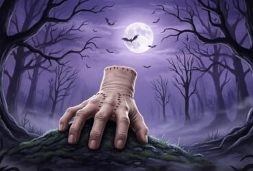 mãozinha-addams-em-cima-de-monte-de-terra-ambiente-terror