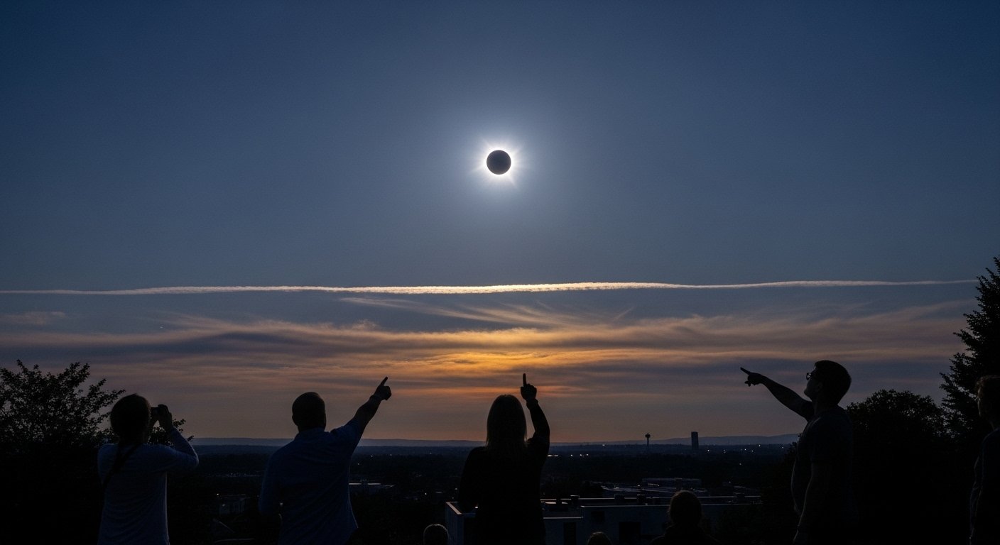 eclipse solar total de 2027: sol sumirá por 6 minutos