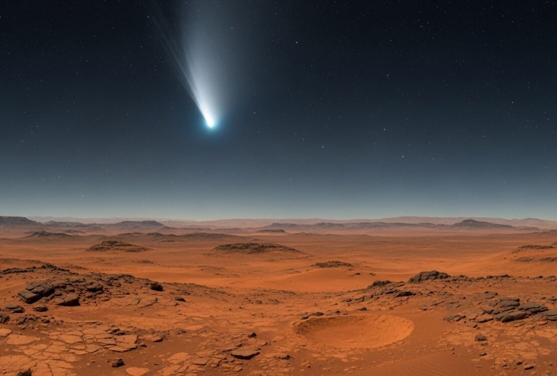 Rover da NASA capta cometa interestelar gigante em Marte