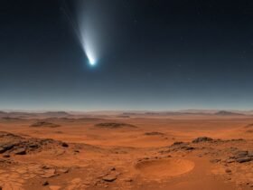 rover da nasa capta cometa interestelar gigante em marte