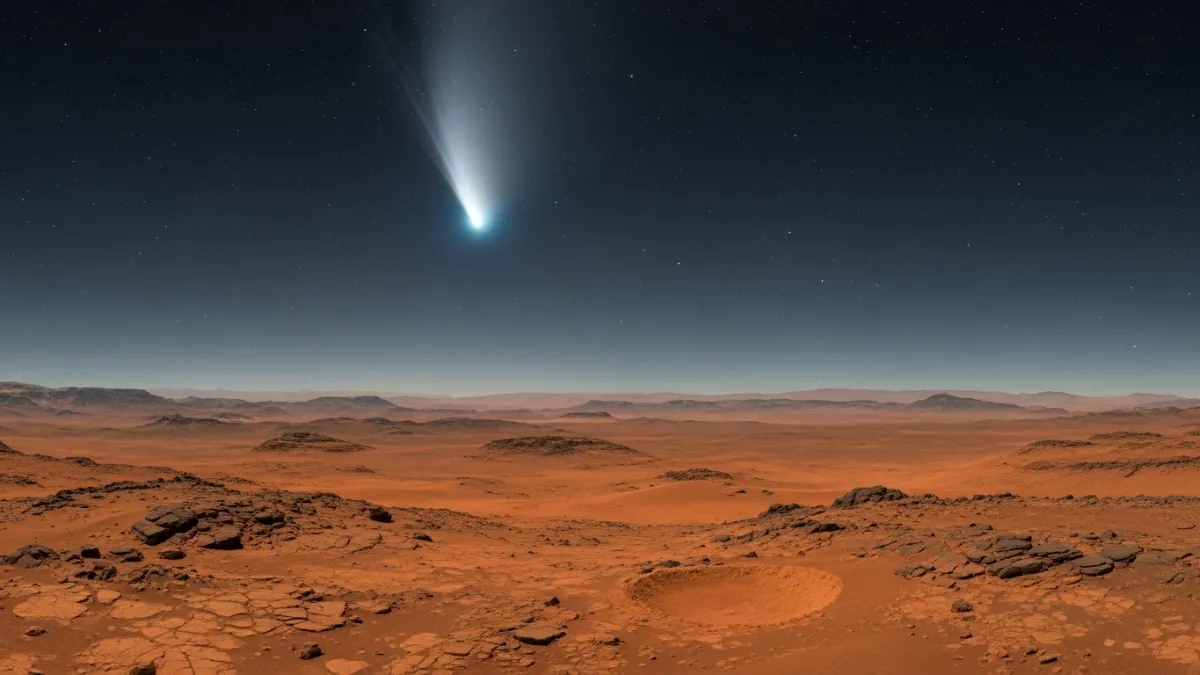Rover da NASA capta cometa interestelar gigante em Marte 1 Rover da NASA capta cometa interestelar gigante em Marte