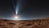 Rover da NASA fotografa cometa interestelar 3I ATLAS em Marte
