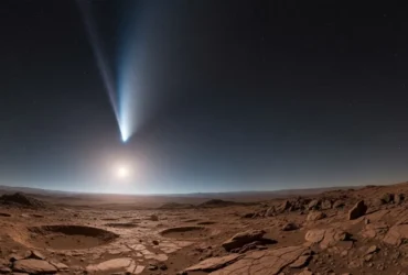Rover da NASA fotografa cometa interestelar 3I ATLAS em Marte