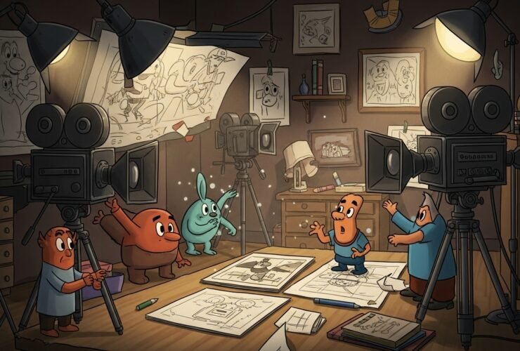 segredos dos bastidores dos desenhos animados
