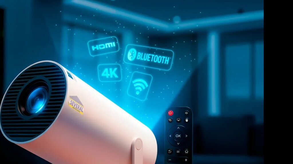 mini projetor para assistir filme