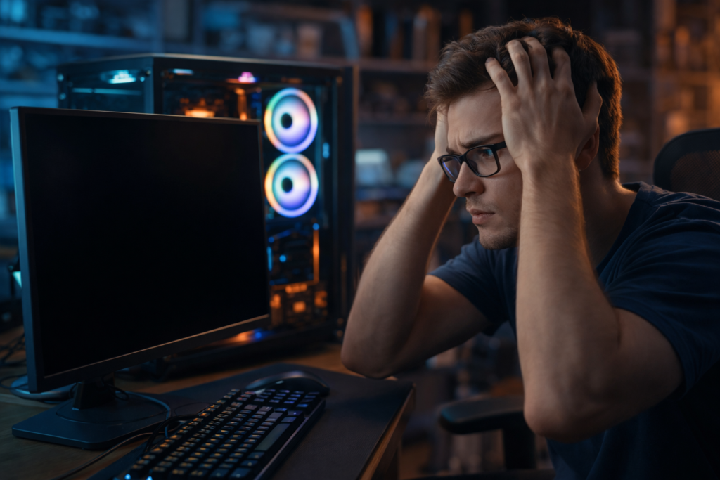 pc liga mas não dá vídeo: 7 causas e soluções definitivas