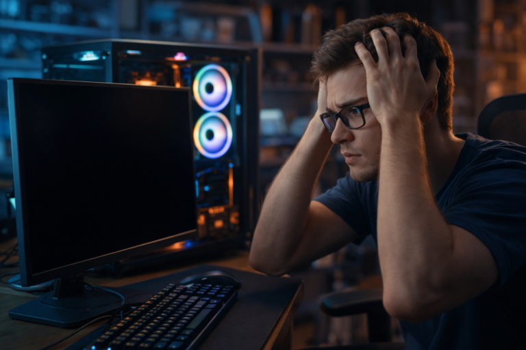 pc liga mas não dá vídeo: 7 causas e soluções definitivas