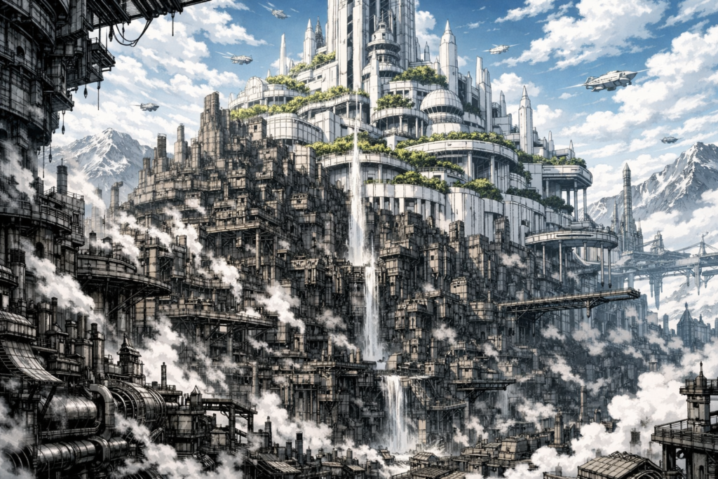 gizmo riser: a distopia sci-fi