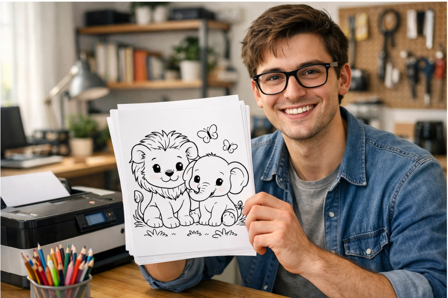 desenho de animais para imprimir e colorir ​