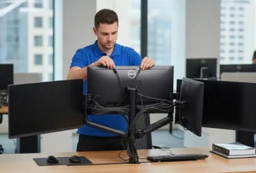 usar três monitores no seu PC