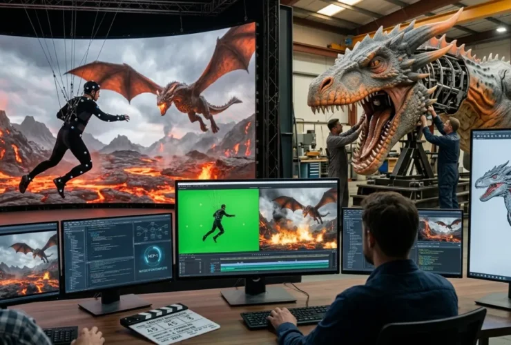 bastidores do streaming: como produções de fantasia redefinem os limites dos efeitos visuais