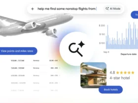 google lança recursos de inteligência artificial na busca para simplificar reservas de viagens