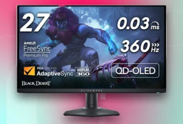 monitor gamer alienware oled ganha desconto de us$ 150 e vira opção para upgrade no setup