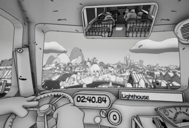 double fine revela thank you bus driver, primeiro projeto após era xbox